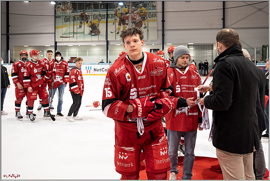 U20-DNL Meisterschaftsfinale;  Koelner Junghaie - Eisbaeren Juniors Berlin; Koeln, 27.03.2022